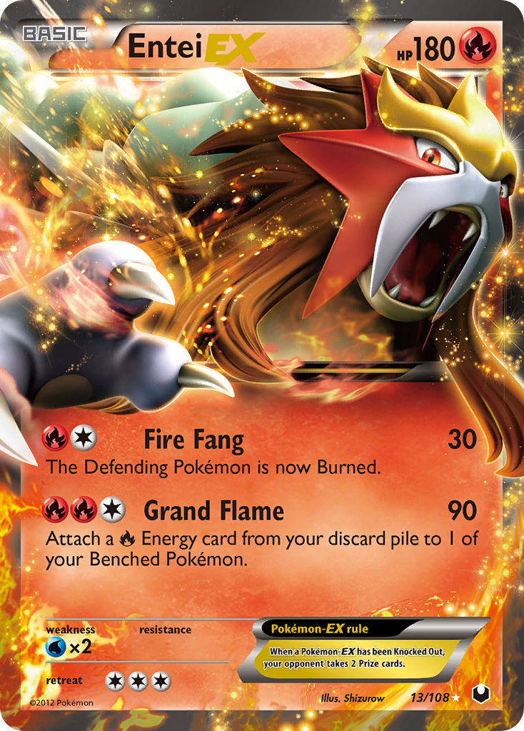 Dark Explorers Entei EX #13/108